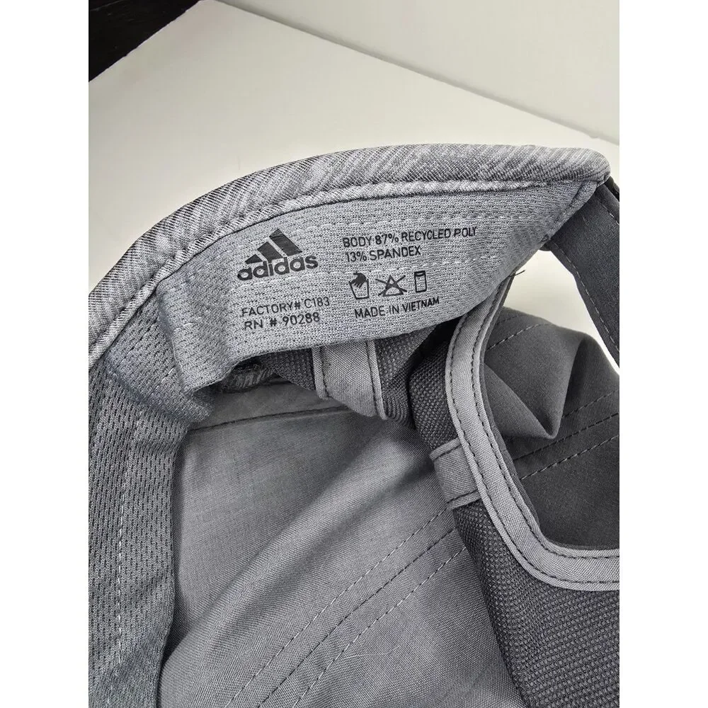 Gently Used Adidas Women's Fit Aeroready Baseball Hat Cap Gray Pink Rose Gold Lo